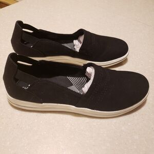 Clarks Cloudsteppers Breeze Step II Pull-On Cushioned Shoes Women's 8 Black